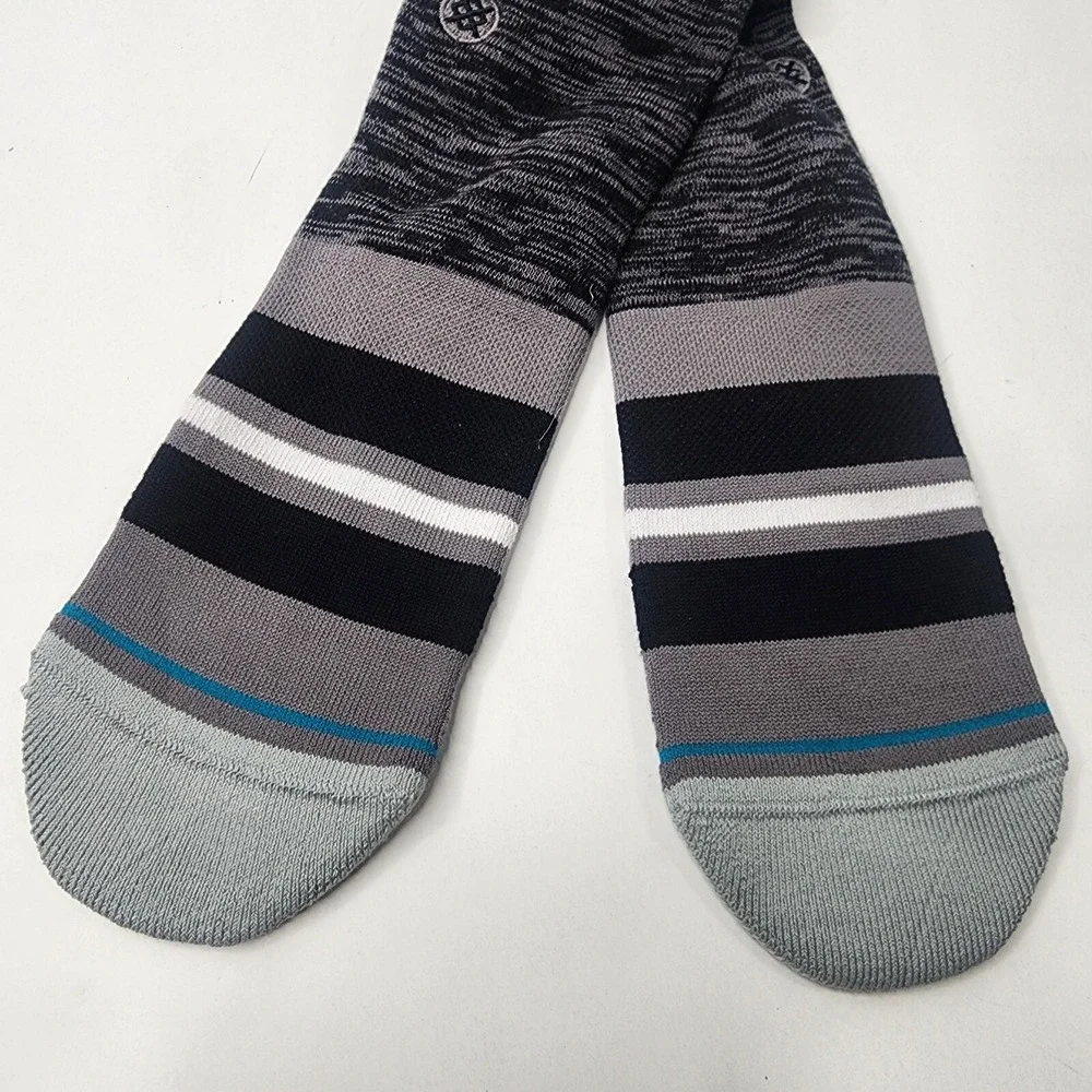Stance x Wade Dwyane Wade Collection Mens L 6-12 Crew Socks Grey A555A22LOG NWT